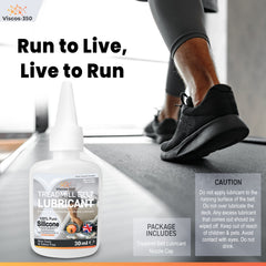 Viscos-350 Premium Treadmill Lubricant Pure Silicone Oil - Made in UK - 30ml - Viscos-350