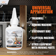 Viscos-350 Premium Treadmill Lubricant Pure Silicone Oil - Made in UK - 30ml - Viscos-350