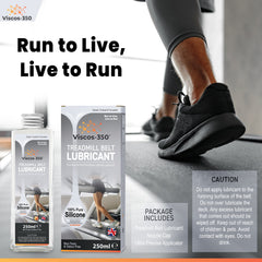 Viscos-350 Premium Treadmill Lubricant Pure Silicone Oil 30cm Long Applicator Inc - Made in UK - 250ml - Viscos-350